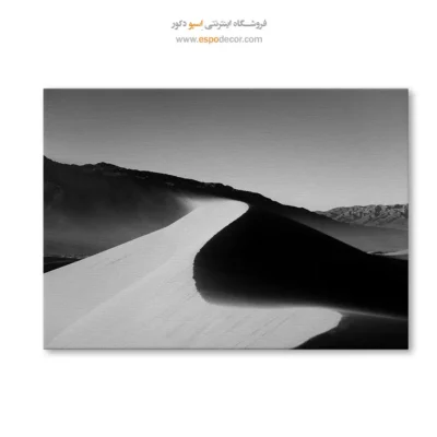 دکوراسیون بوهو - کویر بی‌پایان – تابلو سیاه و سفید - اسپو دکور