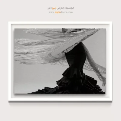 دکوراسیون آموزشگاه رقص - چرخش شور – تابلو سیاه و سفید - اسپو دکور