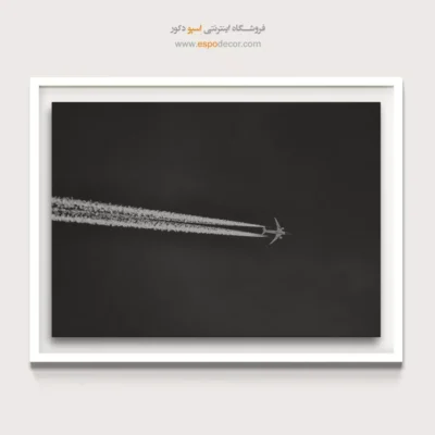 تابلو اتاق پسرانه - پرواز – تابلو سیاه و سفید - اسپو دکور