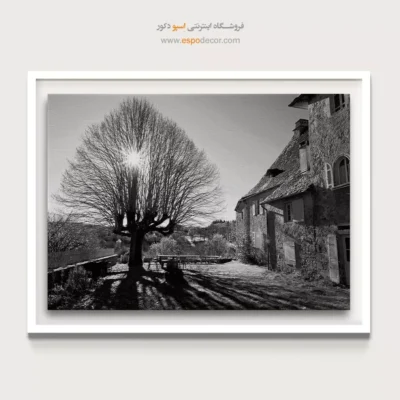 دکوراسیون روستیک - خانه مادربزرگ – تابلو سیاه و سفید - اسپو دکور