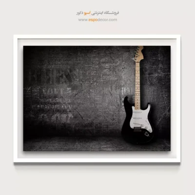 دکوراسیون استودیو موسیقی - راک – تابلو سیاه و سفید - اسپو دکور