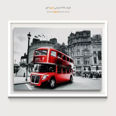 تابلو شیک برای دکور - انرژی لندن – تابلو سیاه و سفید - اسپو دکور