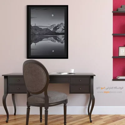 تابلو زیبا برای دکور سیاه و سفید - نگاه – تابلو سیاه و سفید - اسپو دکور