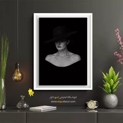 تابلو زیبا سیاه و سفید برای خانه