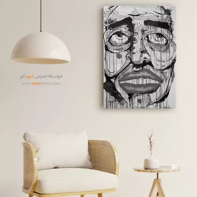 خرید تابلو نقاشی سیاه و سفید - شَک – تابلو سیاه و سفید - اسپو دکور