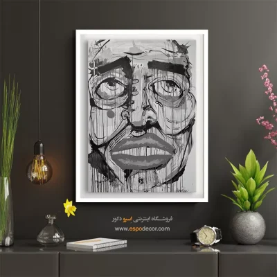خرید تابلو نقاشی سیاه و سفید - شَک – تابلو سیاه و سفید - اسپو دکور