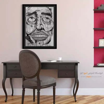 خرید تابلو نقاشی سیاه و سفید - شَک – تابلو سیاه و سفید - اسپو دکور