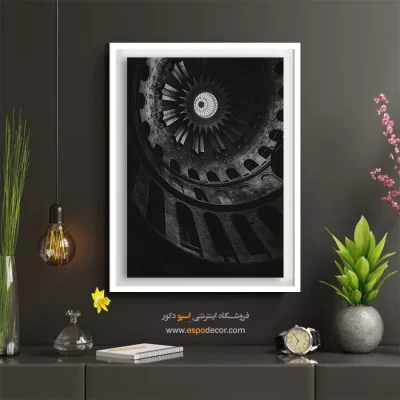 تابلو سیاه و سفید با تصاویر معماری - عظیم – تابلو سیاه و سفید - اسپو دکور