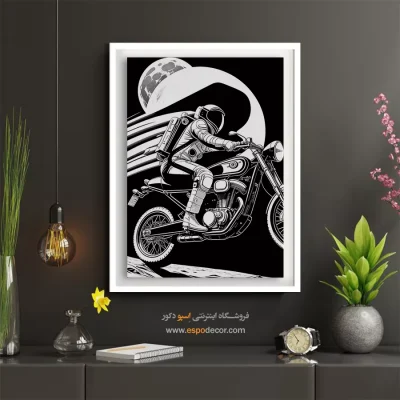 تابلو سیاه و سفید برای دکور هنری