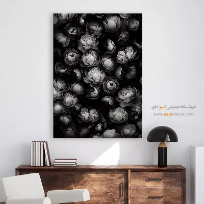 تابلو دیواری با تصاویر آرامشبخش - نگارستان – تابلو سیاه و سفید - اسپو دکور