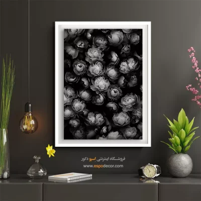 تابلو دیواری با تصاویر آرامشبخش - نگارستان – تابلو سیاه و سفید - اسپو دکور