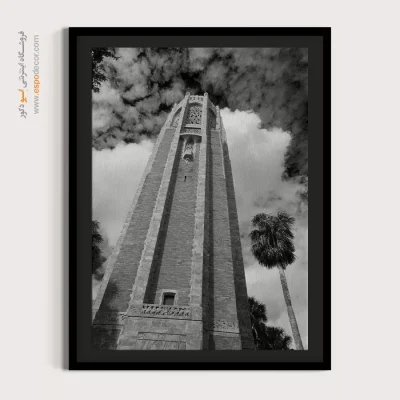 تابلو معماری کلاسیک - بلندای تاریخ – تابلو سیاه و سفید - اسپو دکور