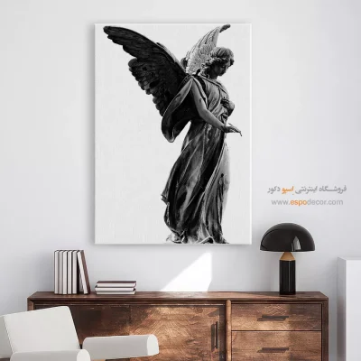 تابلو با تصاویر هنری سیاه و سفید