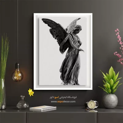 تابلو با تصاویر هنری سیاه و سفید