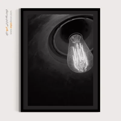 تابلو دکوراتیو با تم وینتیج - مهتاب صنعت – تابلو سیاه و سفید - اسپو دکور