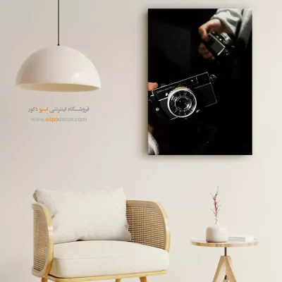 تابلو برای استودیو عکاسی - آینه عکاس – تابلو سیاه و سفید - اسپو دکور