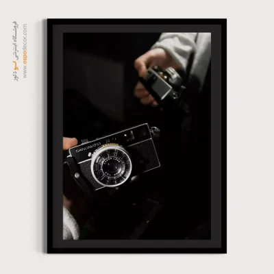 تابلو برای استودیو عکاسی - آینه عکاس – تابلو سیاه و سفید - اسپو دکور