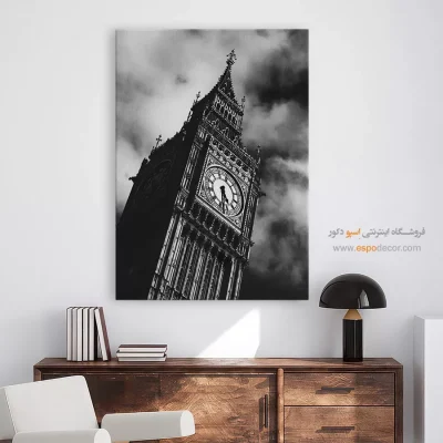 تابلو سیاه و سفید با عکسهای هنری