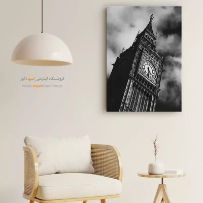 تابلو سیاه و سفید با عکسهای هنری