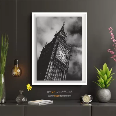 تابلو سیاه و سفید با عکسهای هنری