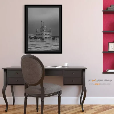 تابلو مدرن سیاه و سفید