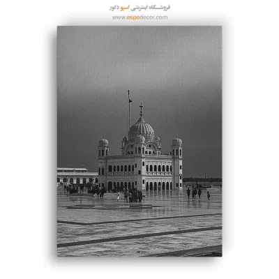 تابلو مدرن سیاه و سفید