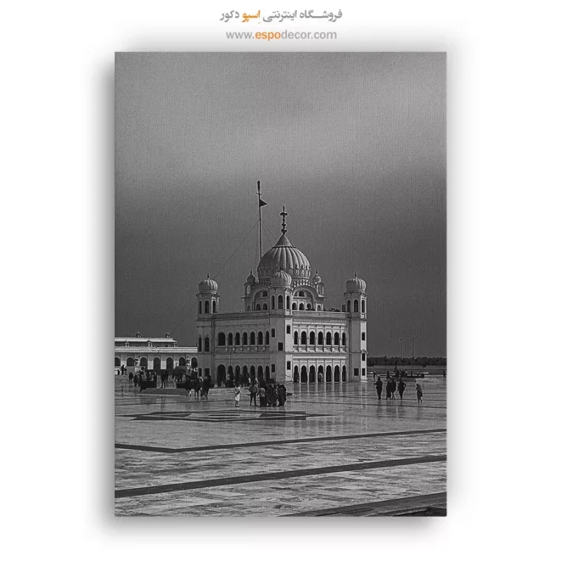 تابلو مدرن سیاه و سفید