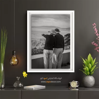 تابلو بوم سیاه سفید - مقصد مشترک – تابلو سیاه و سفید - اسپو دکور