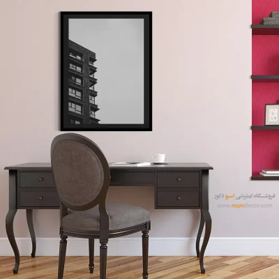 تابلو مدرن هنری - زاویه تند – تابلو سیاه و سفید - اسپو دکور