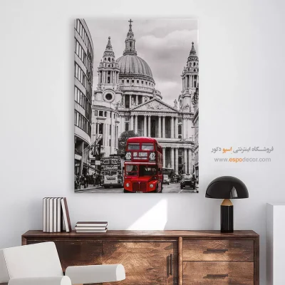 تابلو سیاه و سفید لندن - سنت پل – تابلو سیاه و سفید - اسپو دکور