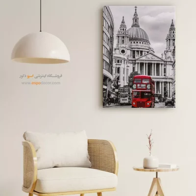 تابلو سیاه و سفید لندن - سنت پل – تابلو سیاه و سفید - اسپو دکور