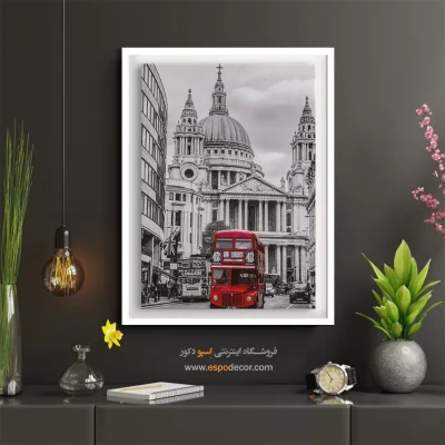 تابلو سیاه و سفید لندن - سنت پل – تابلو سیاه و سفید - اسپو دکور