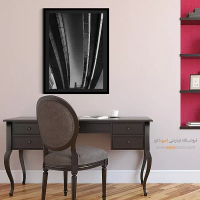 تابلو برای دکوراسیون مدرن - موازی – تابلو سیاه و سفید - اسپو دکور