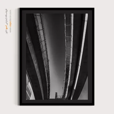تابلو برای دکوراسیون مدرن - موازی – تابلو سیاه و سفید - اسپو دکور