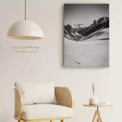 تابلو سیاه سفید هنری - ابهت – تابلو سیاه و سفید - اسپو دکور