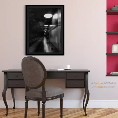دکور دیوار سیاه و سفید - زیرزمینی – تابلو سیاه و سفید - اسپو دکور
