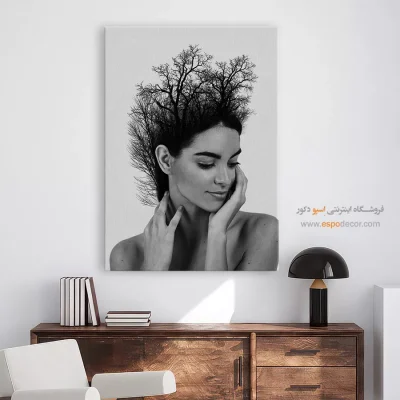 تابلو سیاه سفید مینیمال