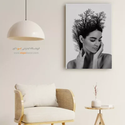 تابلو سیاه سفید مینیمال