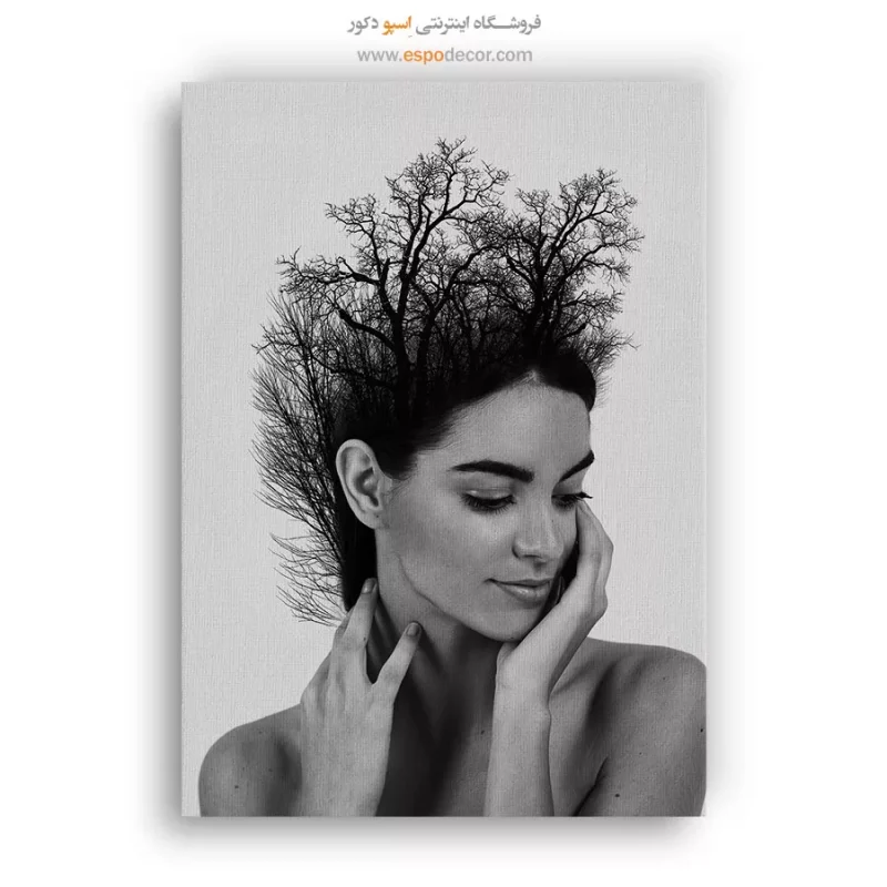تابلو سیاه سفید مینیمال