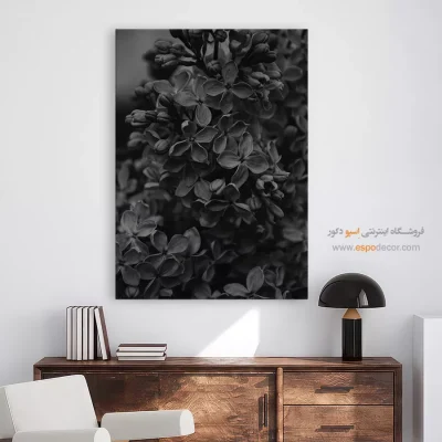 تابلو مینیمال سیاه سفید - تراکم ظرافت – تابلو سیاه و سفید - اسپو دکور