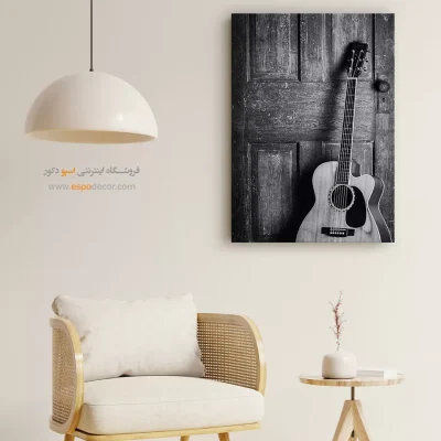 تابلو سیاه و سفید هنری