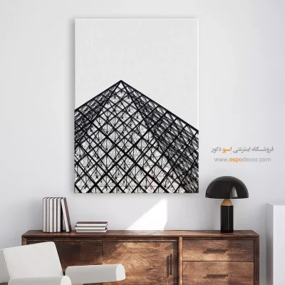 تابلو سیاه سفید مینیمالیستی