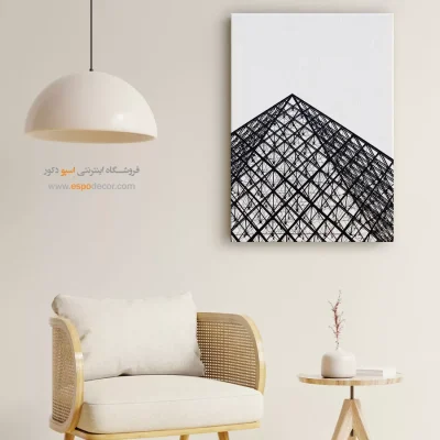 تابلو سیاه سفید مینیمالیستی