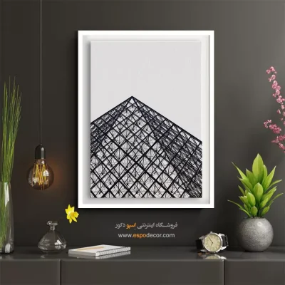 تابلو سیاه سفید مینیمالیستی
