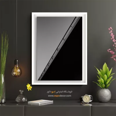 تابلو دیواری سیاه سفید - خط تعادل – تابلو سیاه و سفید - اسپو دکور