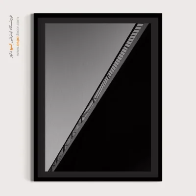 تابلو دیواری سیاه سفید - خط تعادل – تابلو سیاه و سفید - اسپو دکور