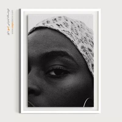 تابلو مینیمال دیواری - نگاه مشبک – تابلو سیاه و سفید - اسپو دکور