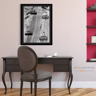 تابلو سیاه و سفید دکوری - ریتم صعود – تابلو سیاه و سفید - اسپو دکور