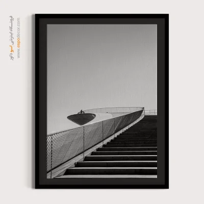 تابلو دکوراتیو با ترکیب سیاه و سفید