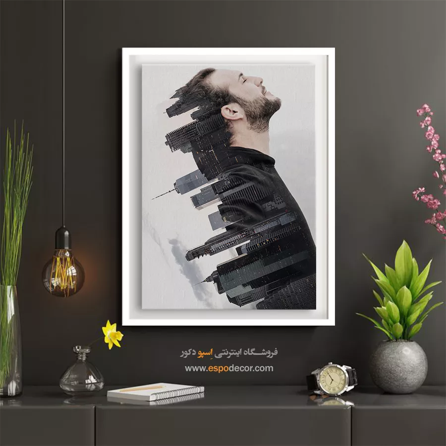 تابلو نقاشی با موضوع انتزاعی